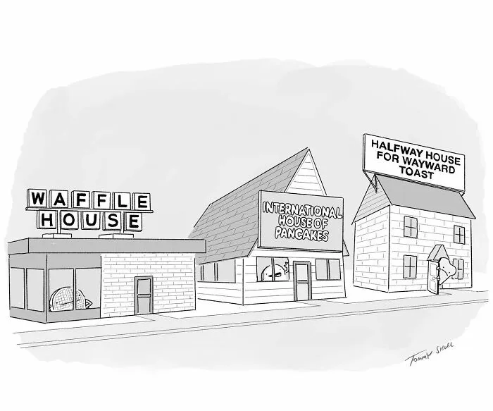 24 Newest Clever And Hilarious Short Comics By New Yorker Cartoonist Tommy Siegel (New Pics)