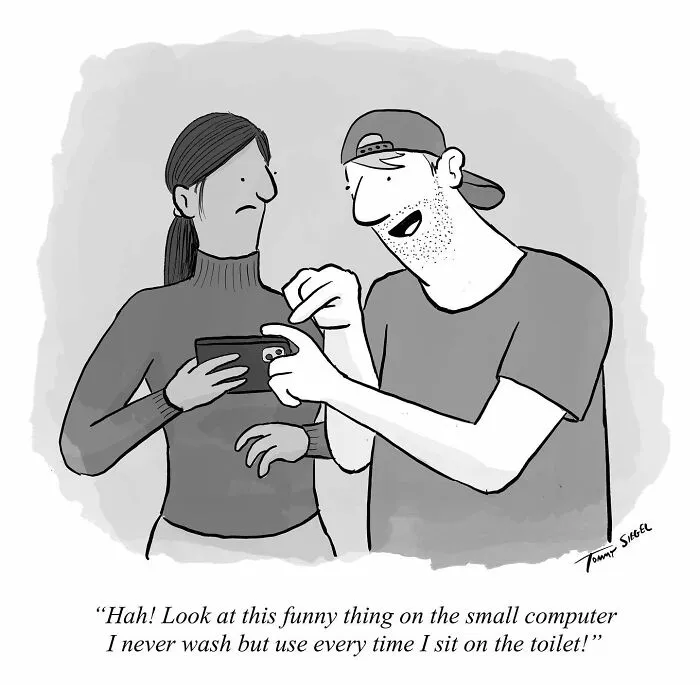 24 Newest Clever And Hilarious Short Comics By New Yorker Cartoonist Tommy Siegel (New Pics)