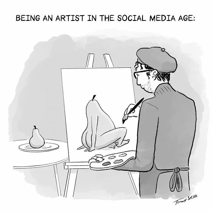24 Newest Clever And Hilarious Short Comics By New Yorker Cartoonist Tommy Siegel (New Pics)