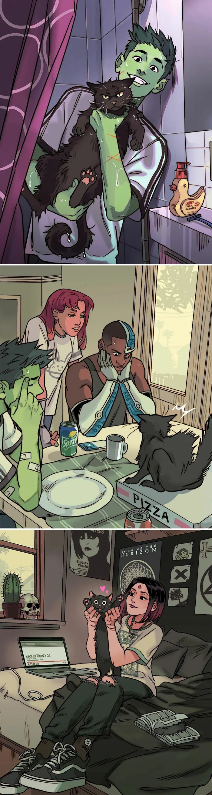 "They Adopted A Cat"