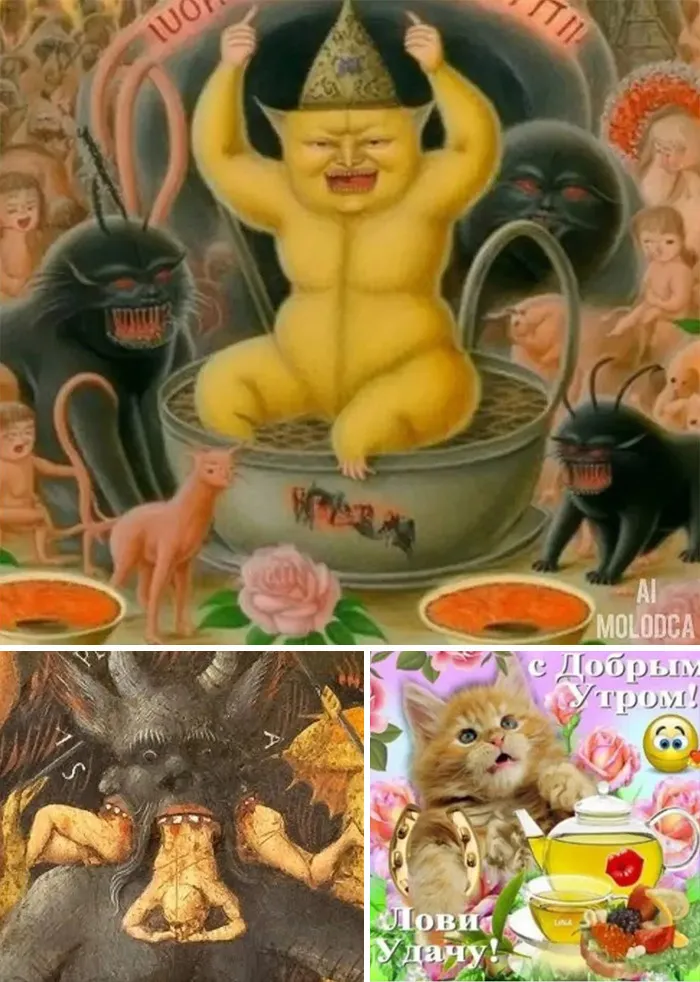 This Creator Continues To Experiment With AI Image Conjoining Tool, And The Results Are Hilarious (24 New Pics)