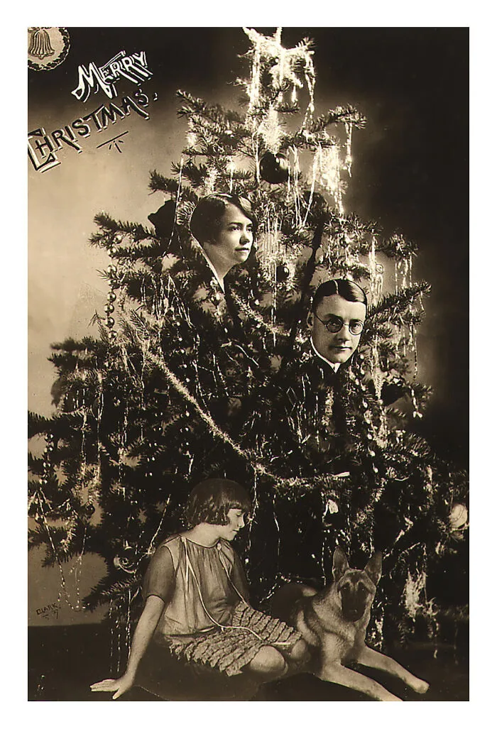 Mom And Dad Ornaments, Nice Dog, 1930s