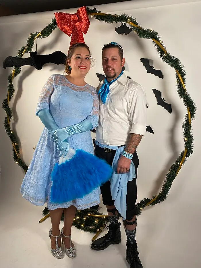 It Was A Christmas-Themed Halloween Party!