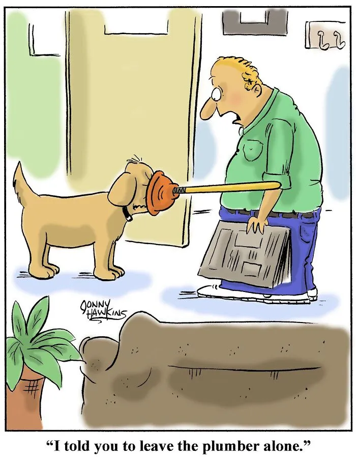 I Created Humorous Single-Panel Dog Comics To Brighten Your Day (30 Pics)