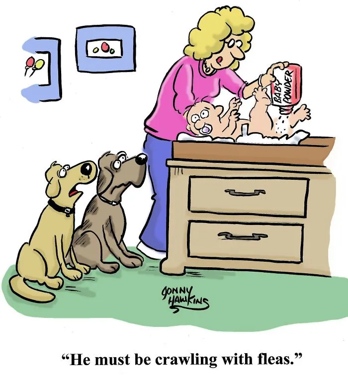 I Created Humorous Single-Panel Dog Comics To Brighten Your Day (30 Pics)