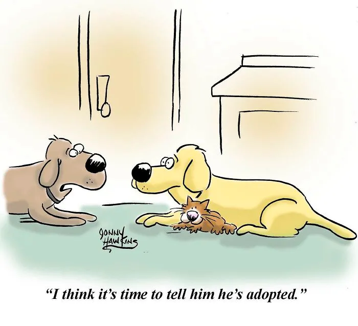I Created Humorous Single-Panel Dog Comics To Brighten Your Day (30 Pics)