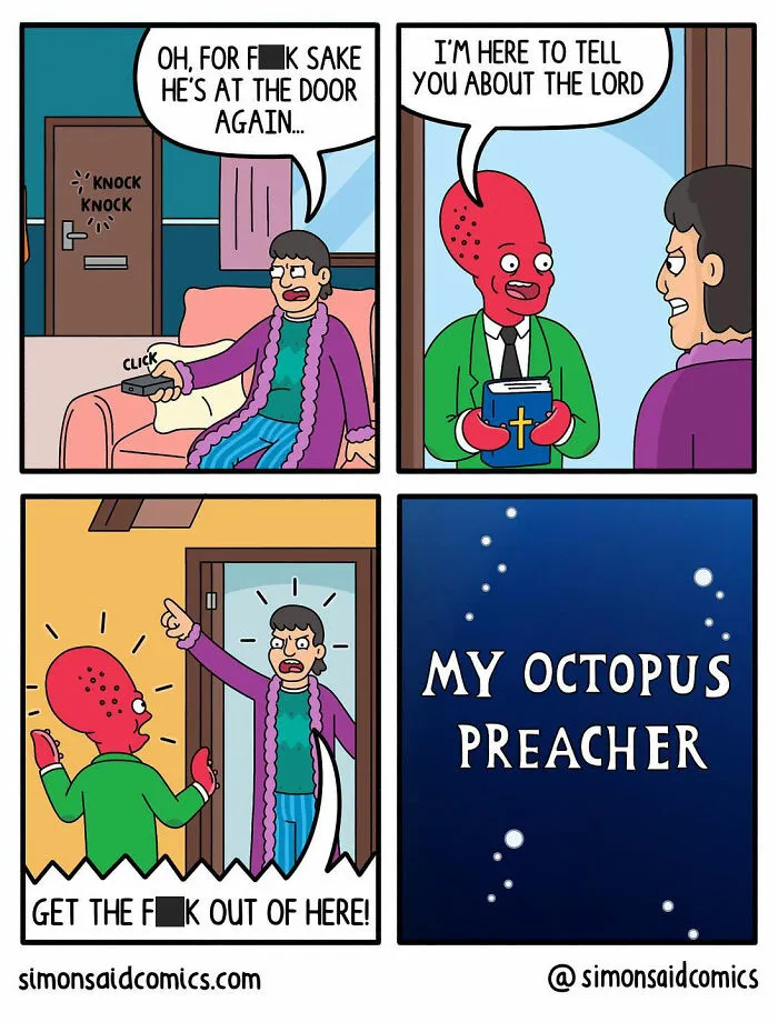 People With Dark Humor Will Probably Like 30 Comics By The Artist Simon Johnson