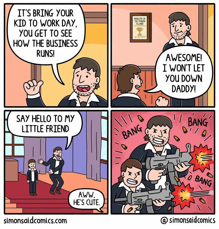 People With Dark Humor Will Probably Like 30 Comics By The Artist Simon Johnson