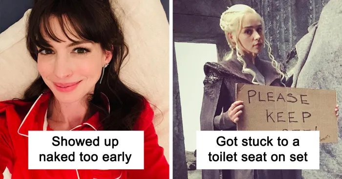 16 Times Celebrities Embarrassed Themselves On A TV Or Movie Set