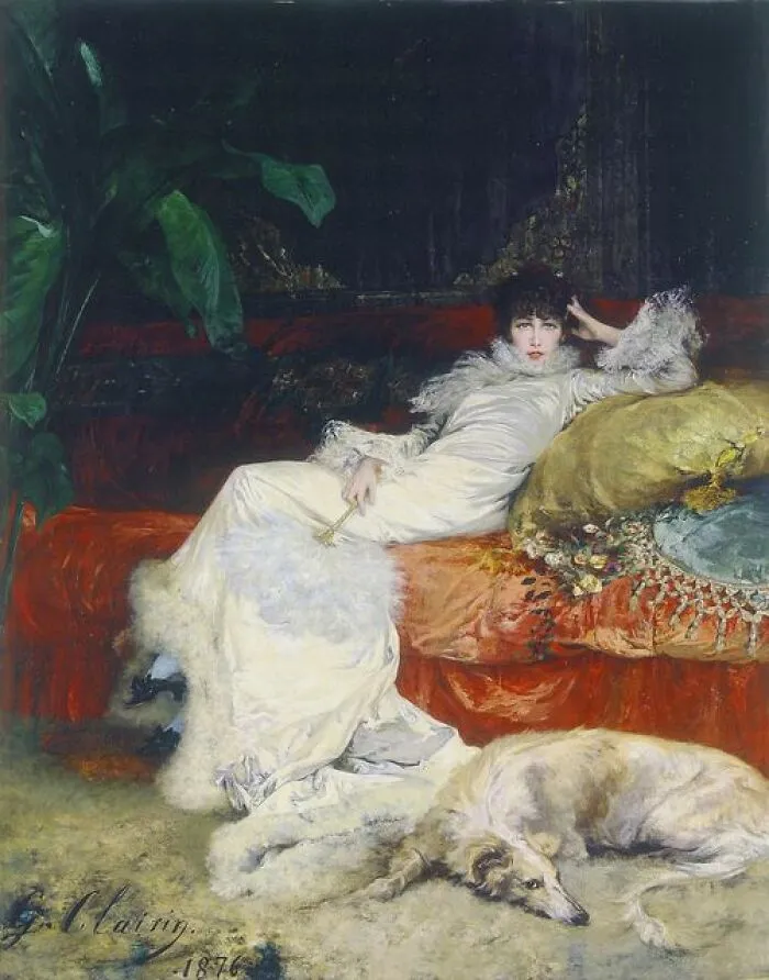 Portrait Of Sarah Bernhardt,  Georges Clairin, 1876