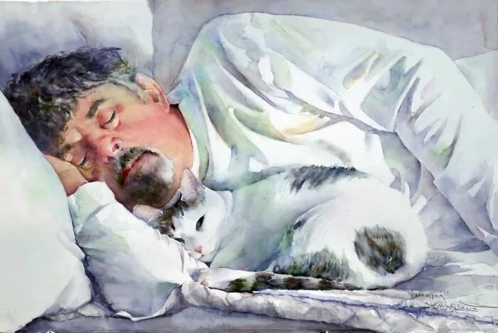 Catnapping, Kim Johnson Nechtman, 2021