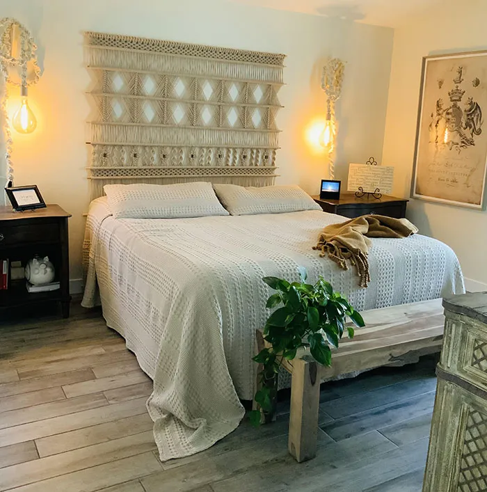 Macrame Design Art For Boho Bedroom