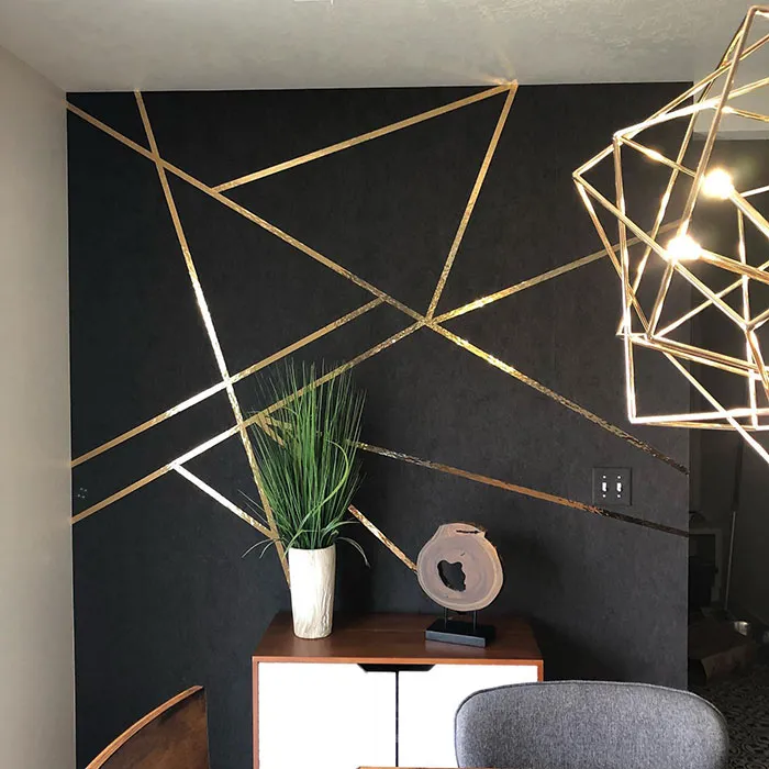 Accent Wall With Art Deco Design
