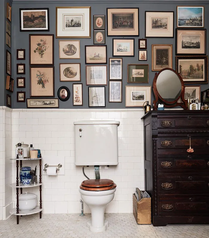 Art Gallery In Bathroom