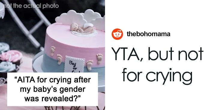 Woman Catches Husband Crying After Gender Reveal, Sends Him To Sleep On The Couch
