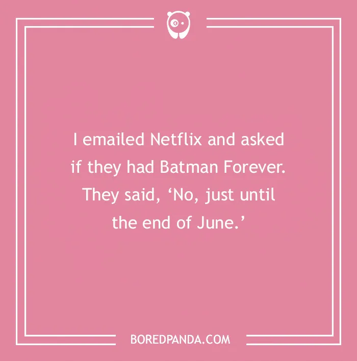 Time’s Up for Batman Forever