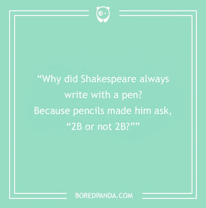 This One’s Quite the Bard Joke