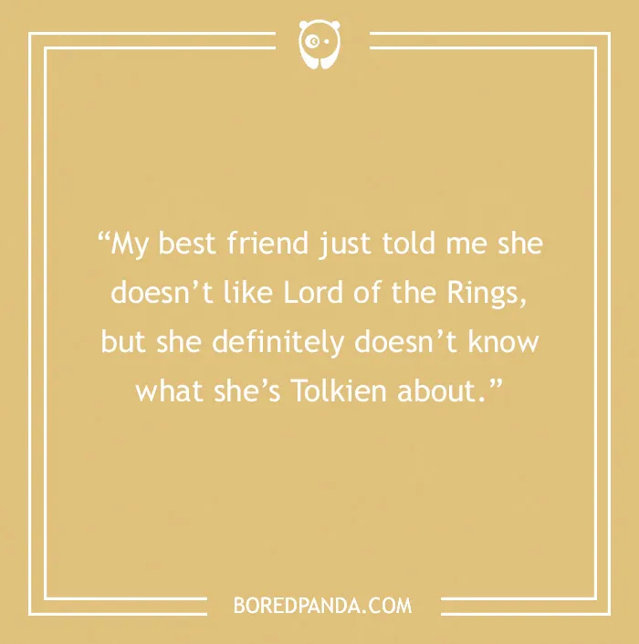 This Friendship’s Not Shire-locked