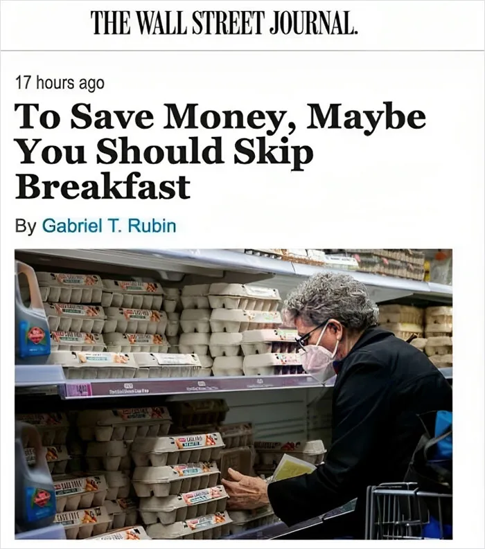 Poor? Have You Tried Starving?