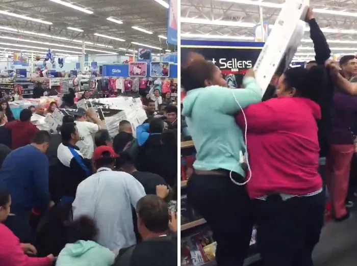 Fallos del Black Friday. La gente se pelea por los productos