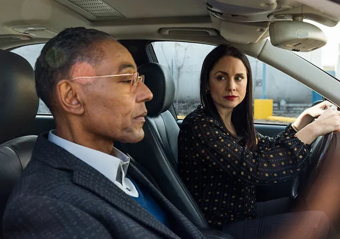 Lydia and Gus from Better Call Saul