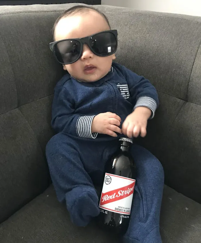 My Wife's First Day Back To Work While I'm On Daddy Duty. She Asked How He Was Doing And I Sent Her This