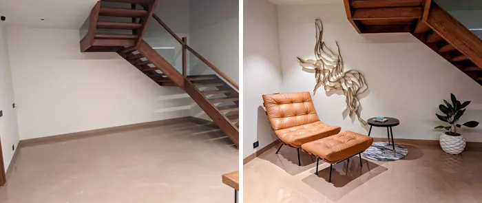 Tried To Transform This Corner Under The Stairs