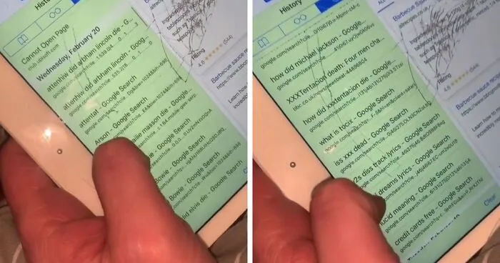 Dad And Netizens Are Collectively Mortified After Scrolling Through 8YO’s Internet Browsing History