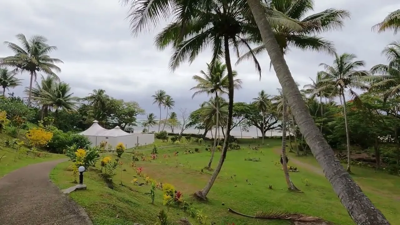 Pov Walk To The Beach In Fiji