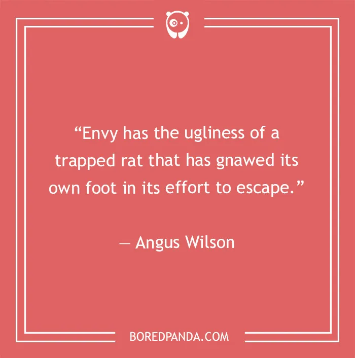 Angus Wilson quote on envy 