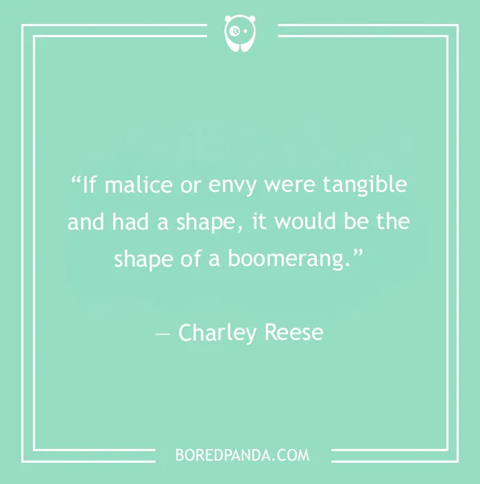 Charley Reese quote on envy 