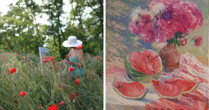 She Is An Artist Who Paints In The Open Air (40 Pics)