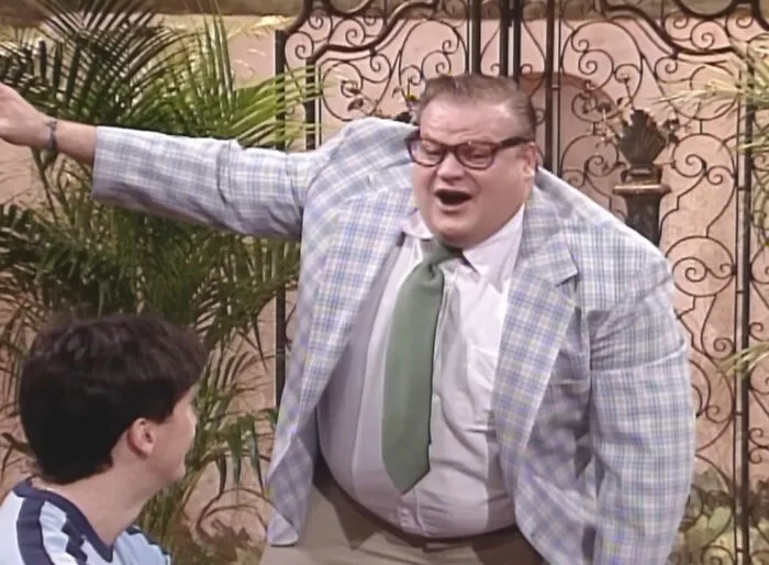 Matt Foley pointing and talking from SNL