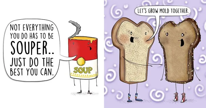 30 Funny Comics About Food That Are Full Of Puns And Jokes, By This Artist (New Pics)