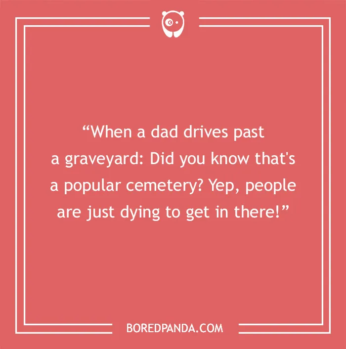 Dead Serious Dad Joke