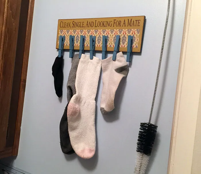 My Mom Has This Hanging Above The Dryer In Her Laundry Room