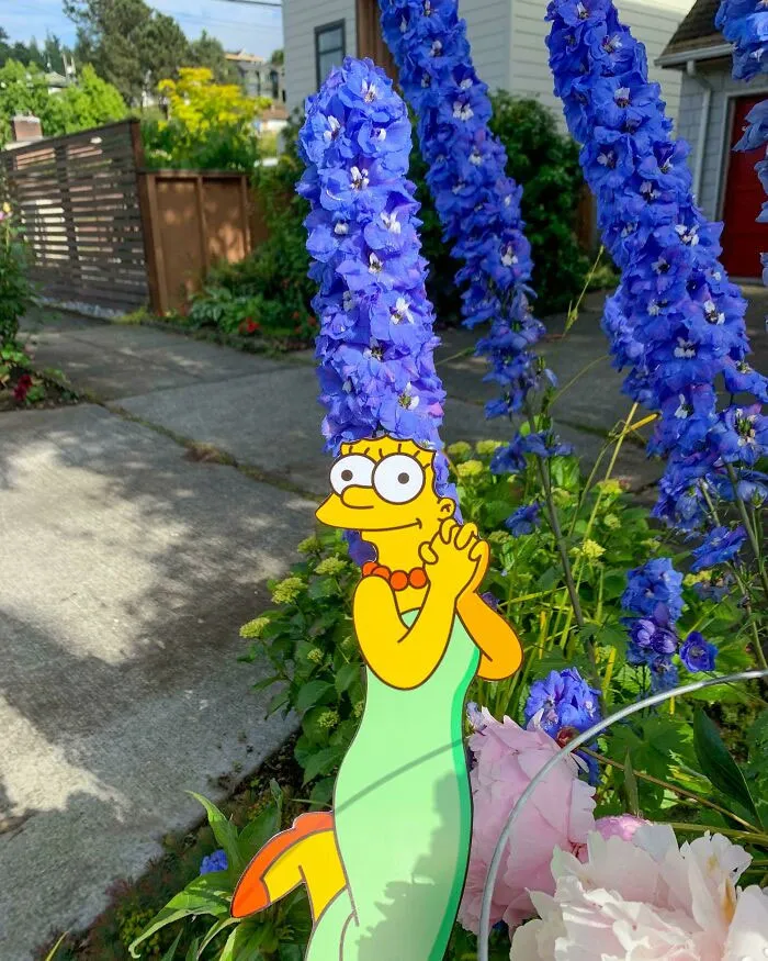 Left This In My Neighbor's Garden To Cheer Them Up