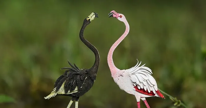 “Rare”: My Collection Of Paper Art To Show The Beauty Of Rare Genetic Mutation Of Albinism And Melanism (24 Pics)