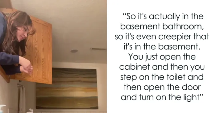People Urge Woman To Call The Police Upon Discovering Secret Room Painted With Kids’ Handprints