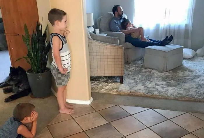 Mi marido tenía una "cita nocturna" con nuestra hija para jugar a Zelda, ya que ella no juega mucho. Los chicos estaban celosos