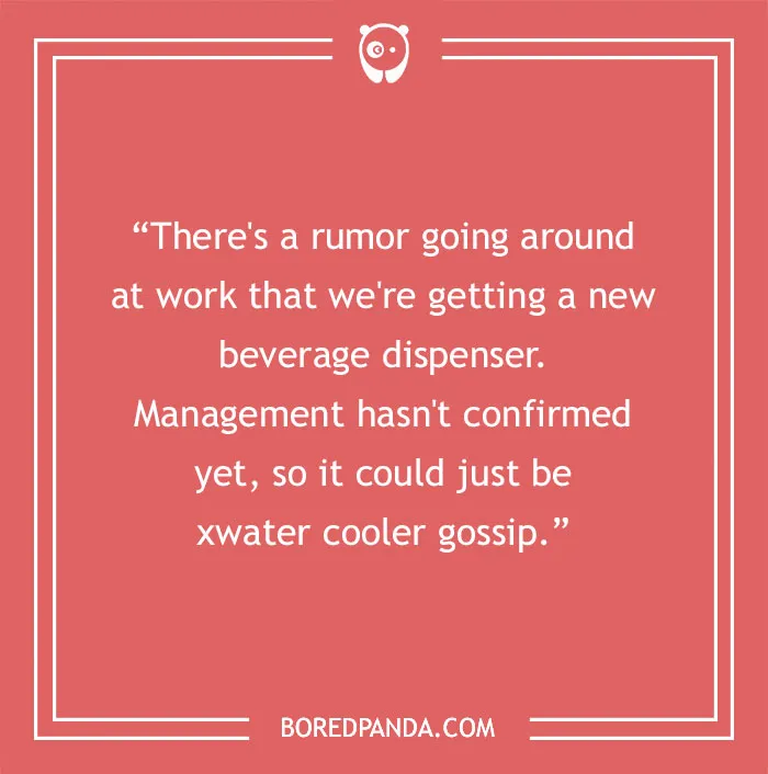Joke about gossips