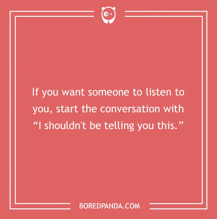 Joke about gossips