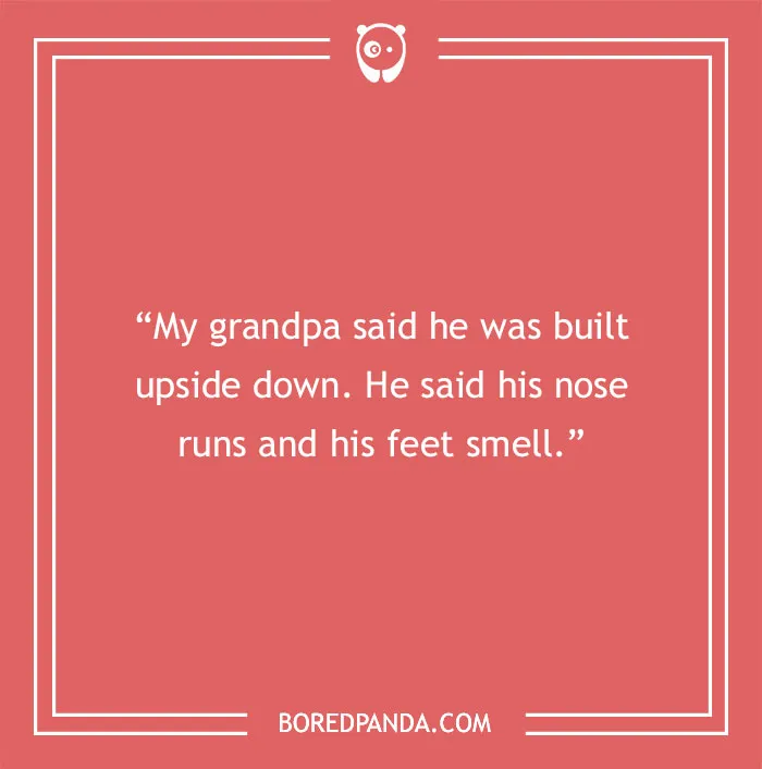 Joke about grandparents