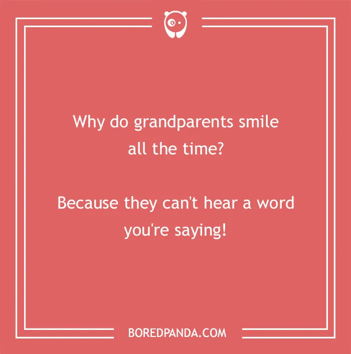 Joke about grandparents