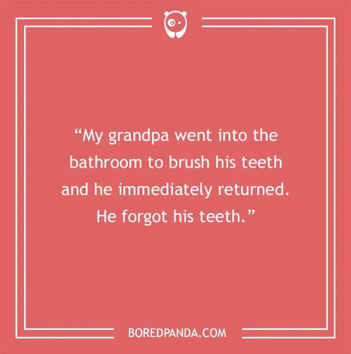 Joke about grandparents