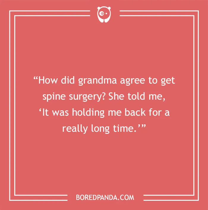 Joke about grandparents