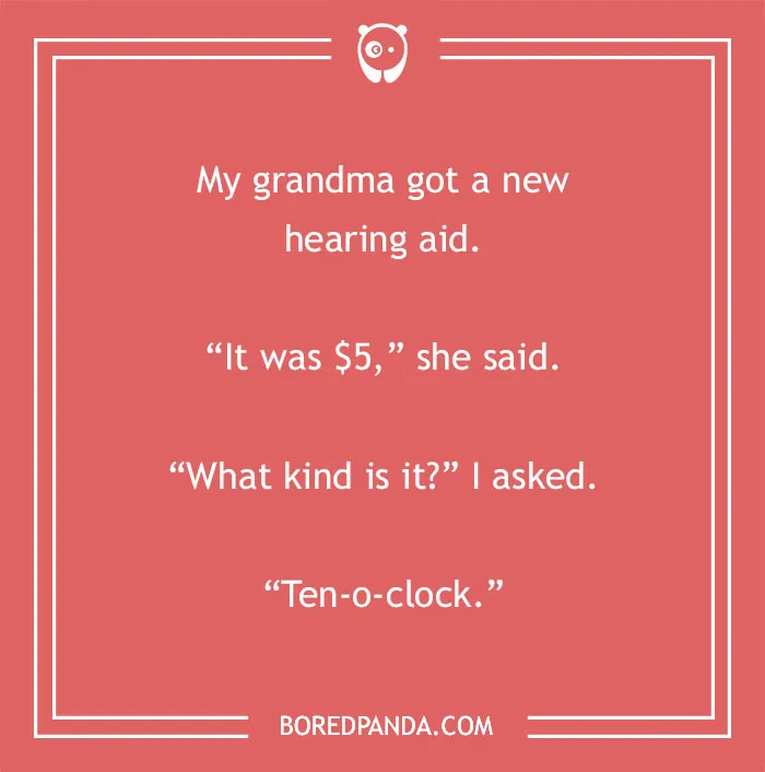 Joke about grandparents