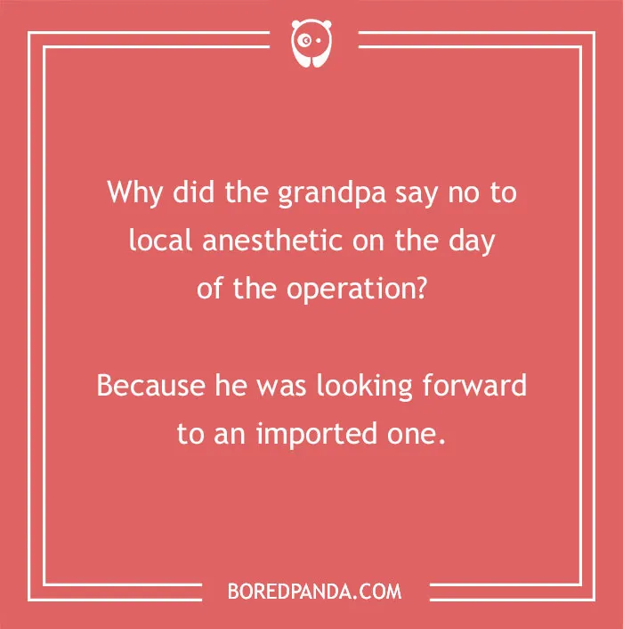 Joke about grandparents