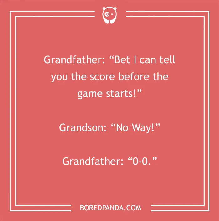 Joke about grandparents