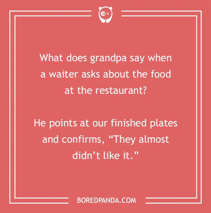 Joke about grandparents